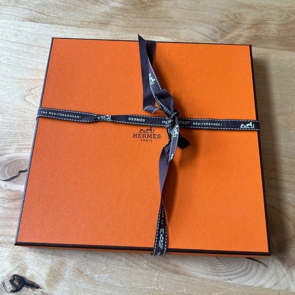 HERMES MEDITERRANEE BLUE SILK SCARF 90CM SILK TWILL 2003 ISSUE JLP DUVILLIER - Picture 12 of 12